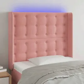 zaglowek-do-lozka-z-led-rozowy-83x16x118-128-cm-aksamit-lumarko-lumarko