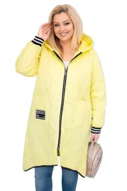 zolta-kurtka-damska-plus-size-pikowana-ocieplana-z-kapturem