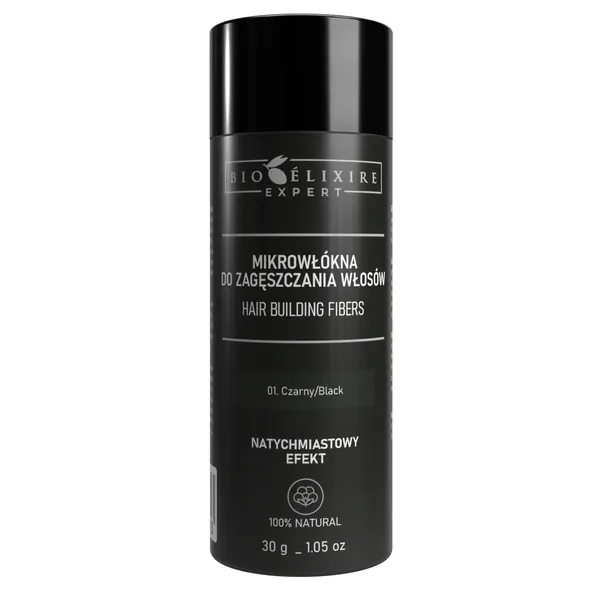 Bioelixire Expert Mikrowłókna do zagęszczania włosów 30g - Czarny / Black