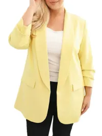 zolta-marynarka-damska-plus-size-elegancka