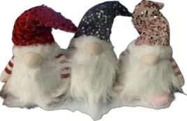 3x-krasnal-swiateczny-na-baterie