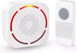 2x-bialy-bezprzewodowy-dzwonek-do-drzwi-0-80-db-433-92-mhz