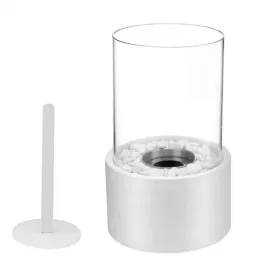 elegancki-ozdobny-bialy-biokominek-stolowy