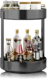 czarny-obrotowy-organizer-regal-na-przyprawy-ze-stali-nierdzewnej