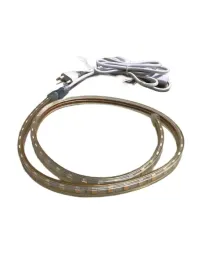 tasma-led-wodoodporna-1m-zolte-swiatlo-z-bialym-zasilaczem