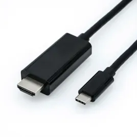 roline-11-04-5841-adapter-kablowy-2-m-usb-type-c-hdmi-czarny