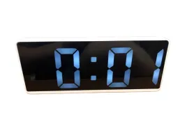 bialy-cyfrowy-zegar-led-z-alarmem-z-niebieskim-wyswietlaczem