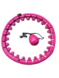 rozowy-hula-hop-fitness-z-masazem-i-obciazeniem