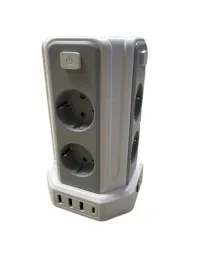 wieza-zasilajaca-z-8-gniazdami-i-4-portami-usb-usb-c-2500w-10a-110-250v