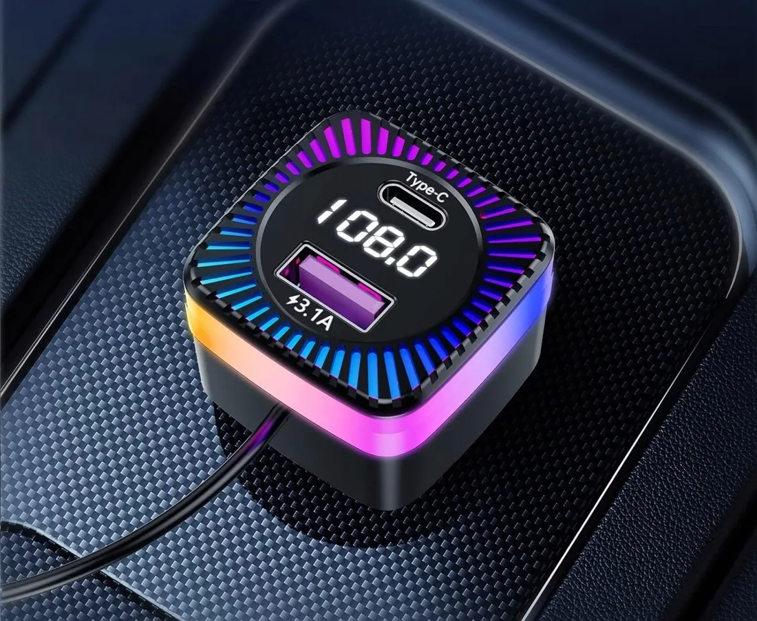 adapter-nadajnik-samochodowy-bluetooth-5-3-ladowarka