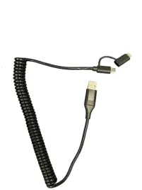 kabel-spiralny-usb-c-lightining-do-usb-1-3m-rozciagniety-czarny