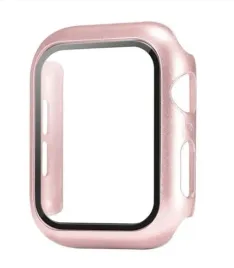 2x-etui-do-zegarka-apple-watch-41mm-rozowe-wbudowane-szklo-ochronne