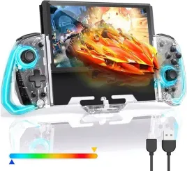przewodowy-kontroler-etui-case-do-nintendo-switch-oled-przezroczysty-rgb