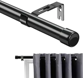 karnisz-do-zaslon-58-cm-170-cm-czarny-z-ringami-do-zaslon-stal-nierdzewna