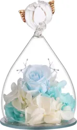 wieczna-roza-w-szkle-na-prezent-szklana-figurka-kwiatek-i-znak-zodiaku-ryby