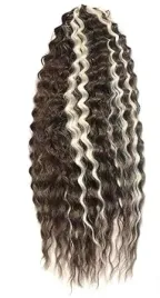 2x-doczepiane-syntetyczne-wlosy-falowane-dla-kobiet-ciemny-braz-z-blondem