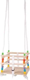 drewniana-hustawka-ogrodowa-dla-dziecka-1-3-lata-25kg-do-uzytku-na-zewnatrz