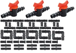 43x-czarny-lacznik-do-weza-nawadniajacego-zatyczka-do-zlaczy-kropelkowych