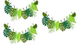 3x-tropikalny-banner-girlanda-z-lisci-dekoracja-hawajska-na-impreze-aloha