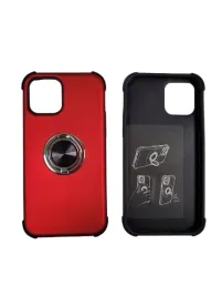 etui-case-do-iphone-12-6-1-cali-ochronne-silikonowe-z-pierscieniem-czerwone