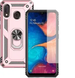 etui-do-samsung-galaxy-a20e-z-magnetycznym-pierscieniem-ochronne-rozowe