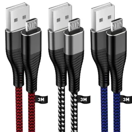 3x-kabel-micro-usb-do-ladowania-3m-w-nylonowym-oplocie-przewod-solidny