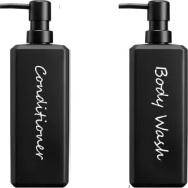 2x-dozowniki-do-lazienki-500-ml-zarne-pompki-na-szampon-zel-czarne-stylowe