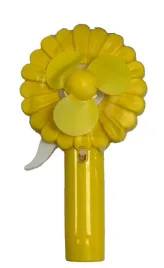 maly-zolty-reczny-wiatrak-z-funkcja-mgielki-poreczny-w-ksztalcie-kwiatu