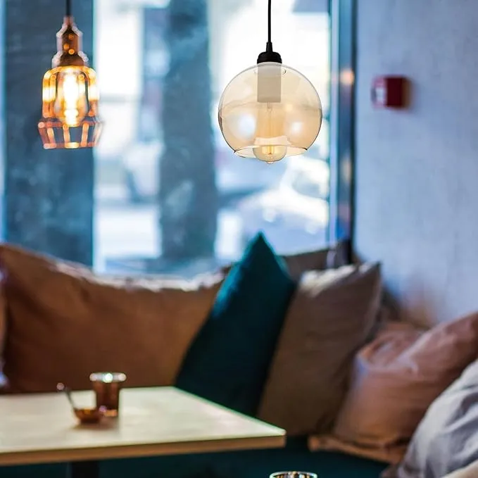 okragly-bursztynowy-klosz-z-witrazowego-szkla-do-lampy-wiszacej-e27-15x13cm-stan-nowy