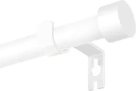 karnisz-regulowany-63-303-cm-bialy-z-prostymi-zaslepkami-i-uchwytami