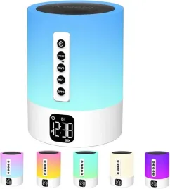 glosnik-bluetooth-z-lampka-nocna-generator-bialego-szumu-z-budzikiem-rgb
