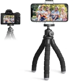 elastyczny-mini-statyw-do-aparatu-i-telefonu-150g-225cm-obrot-o-360-stopni