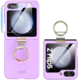 fioletowe-etui-do-samsung-galaxy-z-flip-5-z-podstawka-pierscieniowa