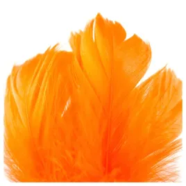 piorka-dekoracyjne-w-torebce-pomaranczowe-puch-torebka-piora-ozdobne-pioro