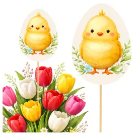 topper-kurczak-wielkanocny-pisanka-jajko-dekoracje-do-swieconki-toper-piker