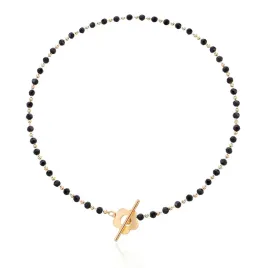 naszyjnik-lancuszek-zloty-choker-czarne-kamienie-kwiatek