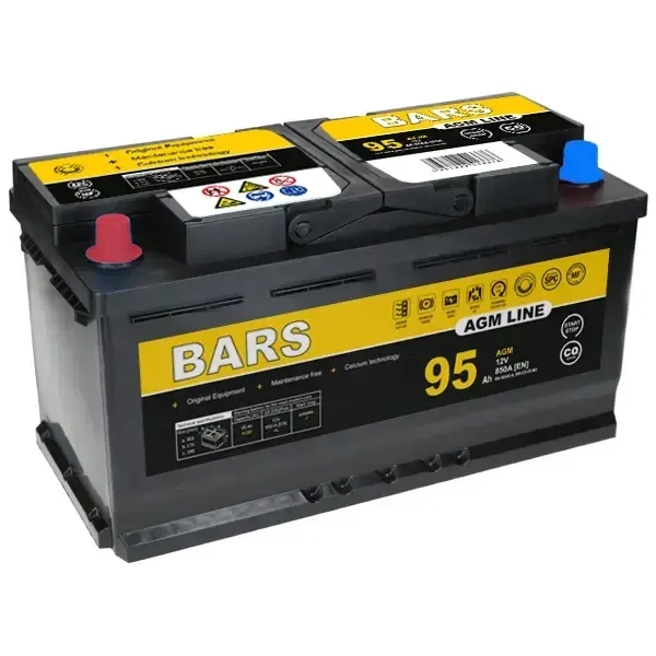 Akumulator Bars AGM LINE 12V 95Ah 850A L5X Start-Stop L+