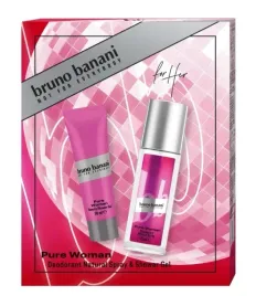 bruno-banani-pure-woman-dezodorant-75ml-zel-pod-prysznic-50ml-zestaw-w