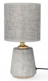 lampa-stolowa-dekoracja-glamour-ceramiczna-z-kloszem-lampka-nocna-szara