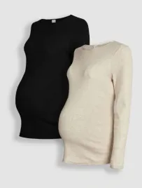 jasnobezowy-i-czarny-zestaw-2-prazkowanych-topow-ciazowych-jojo-l