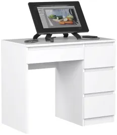biurko-komputerowe-4-szuflady-90cm-pojemne-prawe-biale-bialy
