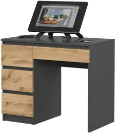 biurko-komputerowe-4-szuflady-90cm-pojemne-lewe-antracyt-dab-wotan