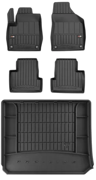 ZESTAW 3D dywaniki gumowe mata Jeep Cherokee KL 5 2013-2023