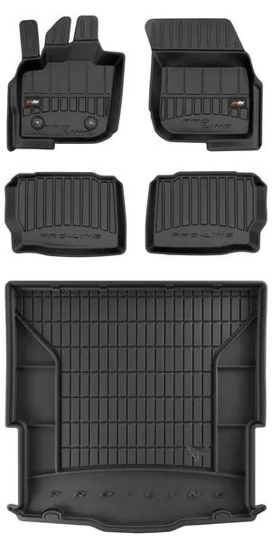ZESTAW 3D dywaniki gumowe mata Ford Mondeo Mk5 Kombi od 2015-