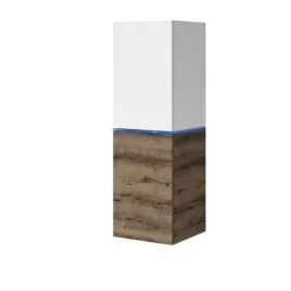 witryna-bisko-35-cm-bialy-mat-bialy-polysk-dab-monastery-led