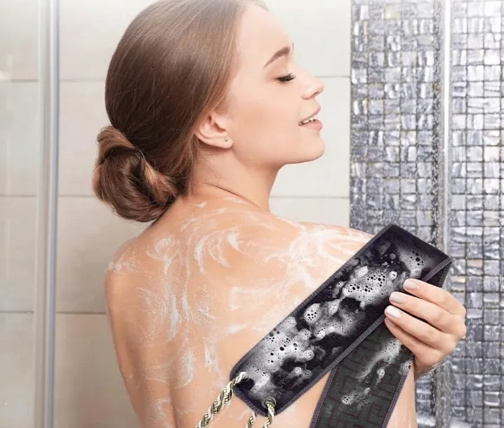 myjka-recznik-do-masazu-peelingu-zluszczania-plecow-ciala-granatowy-90cm-marka-bez-marki