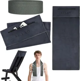 sportowy-recznik-antyposlizgowy-z-kieszenia-szybkoschnacy-czarny-2-sztuki