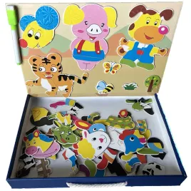 ukladanka-magnetyczna-montessori-edukacyjna-zwierzeta-puzzle-plus-mazak