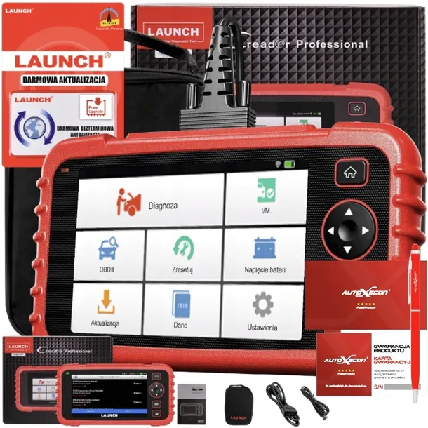 TESTER DIAGNOSTYCZNY LAUNCH PRO 123x FULL PL 2025 od LAUNCH POLSKA