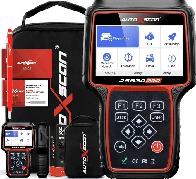POLSKI TESTER DIAGNOSTYCZNY RS830 PRO PSA PEUGEOT CITROEN+OBDII PL FREE AKT